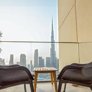 Easygo - 3br & Maid With Full Burj Khalifa And Fountain View Burj Royale Dw شقة دبي
